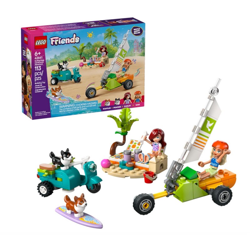 42641 LEGO® Friends Surfing Dogs and Scooter Adventure – Chachi Toys