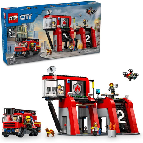 60414 LEGO® City Fire Station with Fire Truck