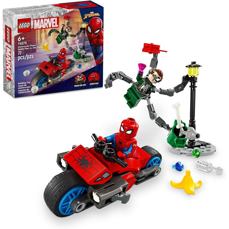 76275 LEGO® Super Heroes Marvel Motorcycle Chase Spider-Man vs