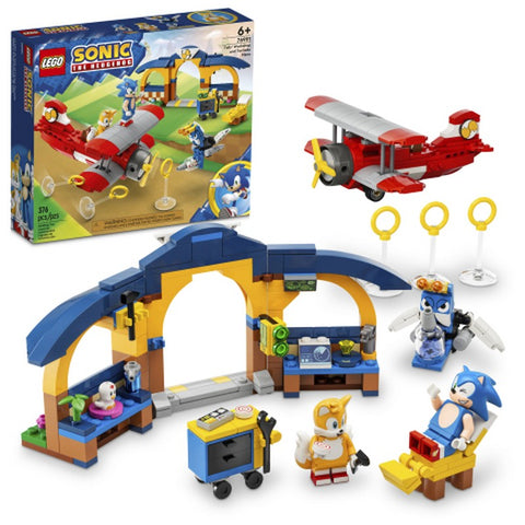 76991 LEGO® Sonic the Hedgehog Tails' Workshop and Tornado Plane