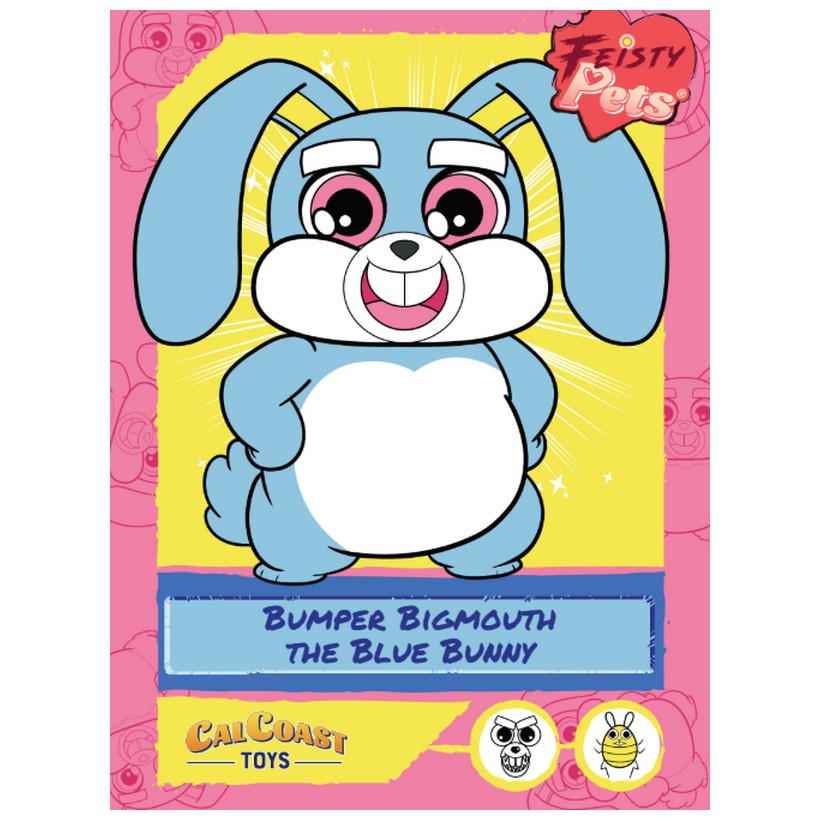 Feisty Pets® Bumper Bigmouth™ the Blue Bunny – Chachi Toys