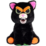Feisty Pets Cranky Cathy™️ Black and Purple Cat Plush Stuffed Toy