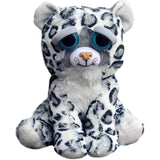 Feisty Pets Lethal Lena™️ Sweet and Innocent Plush Stuffed Snow Leopard