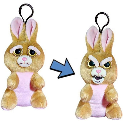 Feisty Pets Mini Vicky Vicious™️ 4" Plush Stuffed Bunny