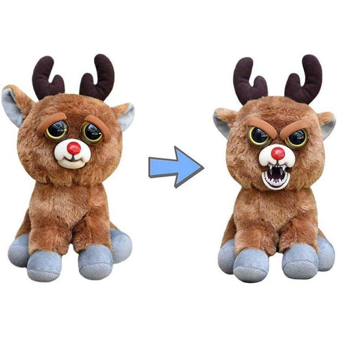 Feisty Pets Rude Alf™️ the Blood Nosed Reindeer Plush Stuffed Animal