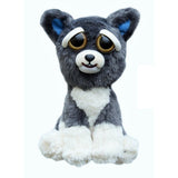 Feisty Pets by William Mark- Sammy Suckerpunch™️- Adorable 8.5" Plush Stuffed Dog That Turns Feisty With a Squeeze!