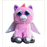 Feisty Pets by William Mark- Sparkles Rainbowbarf- Adorable 8.5" Plush Stuffed Pegasus That Turns Feisty With a Squeeze!