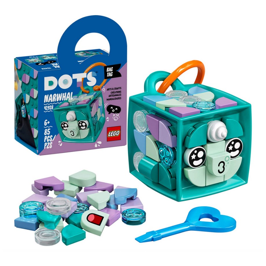 Lego dots best sale bag tag