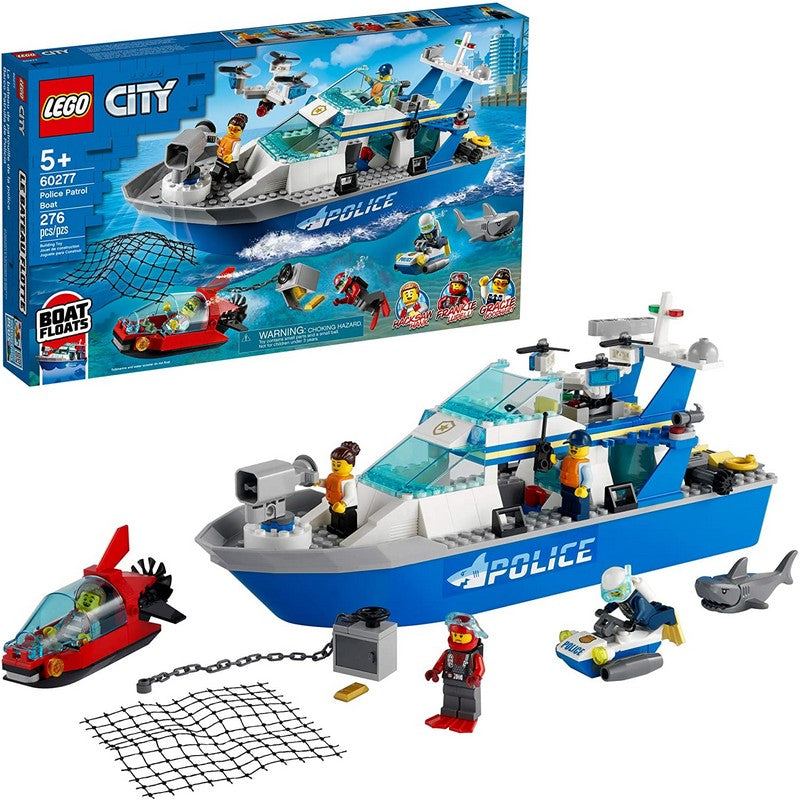 60277 LEGO City Police Patrol Boat Chachi Toys