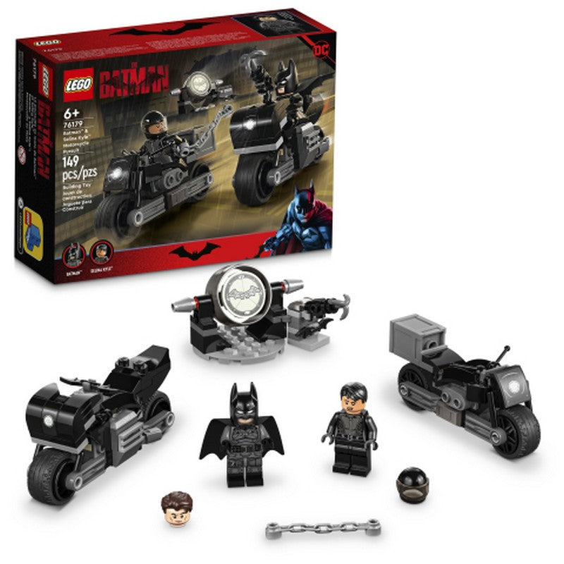 76179 LEGO DC Batman Batman Selina Kyle Motorcycle Pursuit Chachi Toys