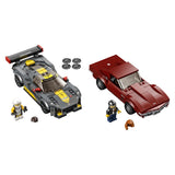 76903 LEGO® Speed Champions Chevrolet Corvette C8.R Race Car and 1968 Chevrolet Corvette