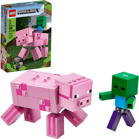 21157 LEGO® Minecraft BigFig Pig with Baby Zombie
