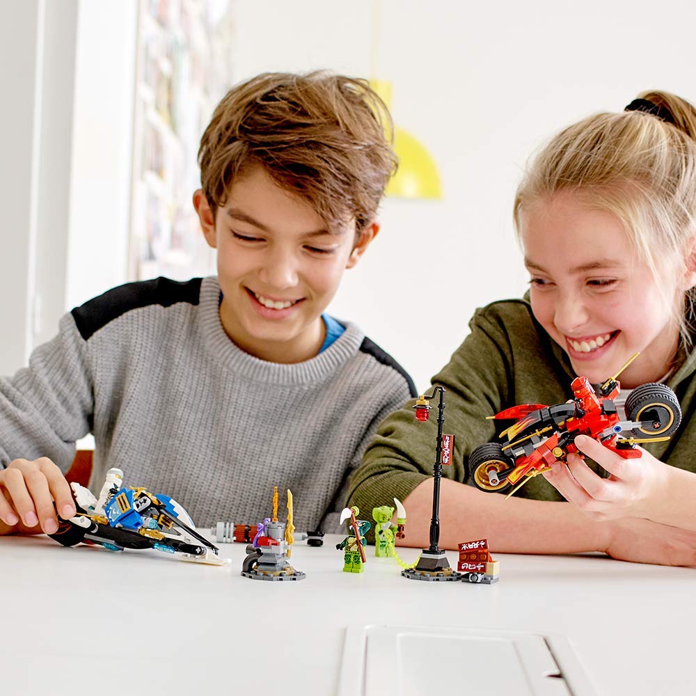 70667 LEGO® Ninjago Kai's Blade Cycle & Zane's Snowmobile – Chachi