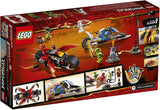 70667 LEGO® Ninjago Kai's Blade Cycle & Zane's Snowmobile