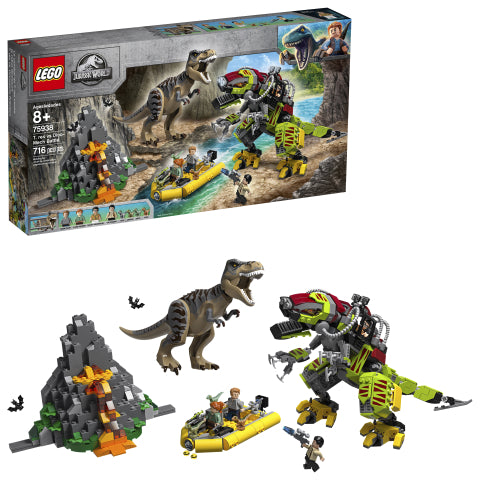 75938 LEGO® Jurassic World T. rex vs Dino-Mech Battle