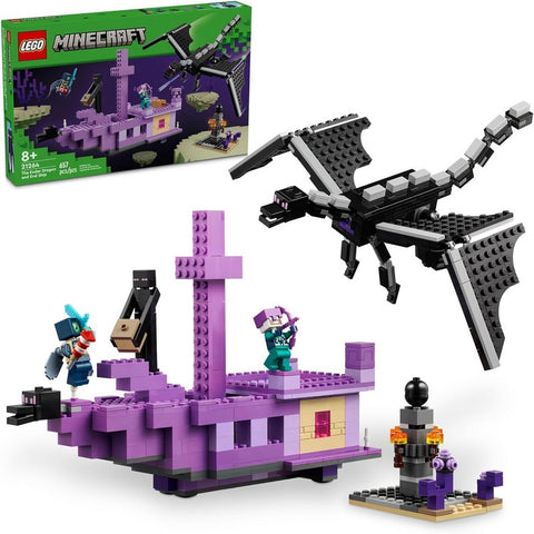 21264 LEGO® Minecraft The Ender Dragon and End Ship