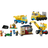 60391 LEGO® City Great Vehicles Construction Trucks and Wrecking Ball Crane