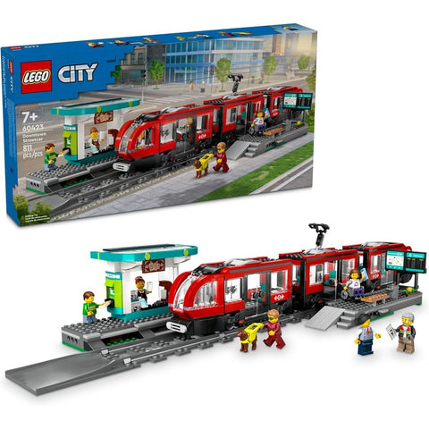 60423 LEGO® City Trains Downtown Streetcar and Station