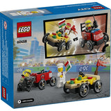 60458 LEGO® City Great Vehicles Pizza vs. Fire Truck Race Car Pack