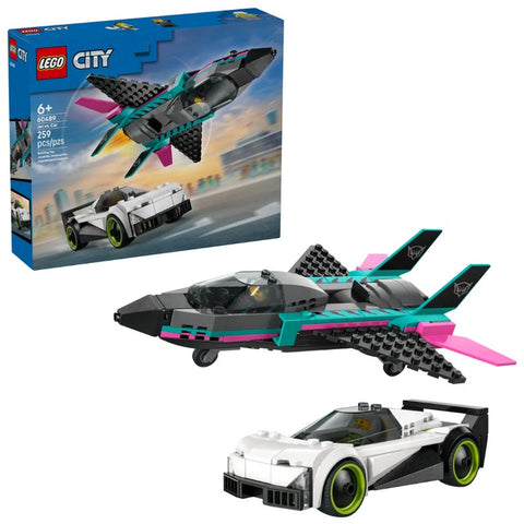 60489 LEGO® City Great Vehicles Jet vs. Car