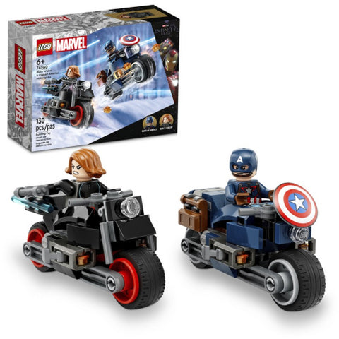 76260 LEGO® Super Heroes Marvel Black Widow & Captain America Motorcycles