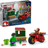 76287 LEGO® Super Heroes Marvel Iron Man with Bike and The Hulk