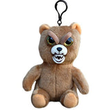 Feisty Pets Mini Sir Growls-A-Lot- Interactive 4" Backpack Clip or Purse Charm!