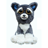 Feisty Pets by William Mark- Sammy Suckerpunch- Adorable 8.5" Plush Stuffed Dog That Turns Feisty With a Squeeze!