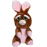 Feisty Pets by William Mark- Vicky Vicious- Adorable 8.5" Plush Stuffed Bunny Rabbit That Turns Feisty With a Squeeze!