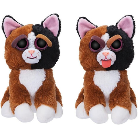 Feisty Pets® Expressions Silly Mary Monstertruck™ The Calico Cat Sticks her Tongue Out