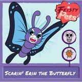Feisty Pets® Minis 4" Scarin' Erin™️ the Butterfly with Keychain Clip
