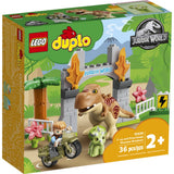 10939 LEGO® DUPLO® Jurassic World T. rex and Triceratops Dinosaur Breakout