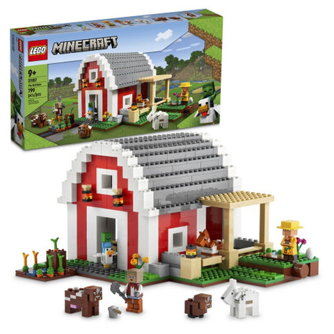 21187 Minecraft The Red Barn