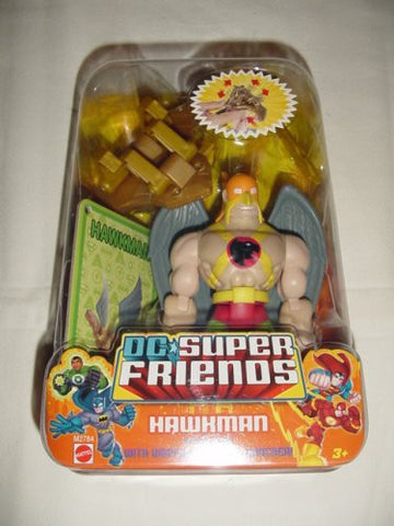 Fisher Price DC Super Friends Hawkman Figure with Gripping Claw & Launcher