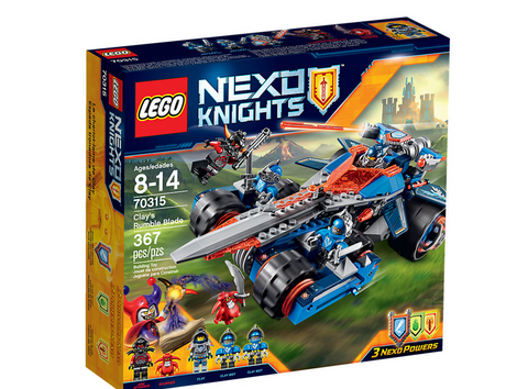 泥塔 70315 Nexo Knights LEGO® Clay's Rumble Blade – Chachi Toys