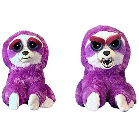 Feisty Pets Plush Purple Sloth-Lightningbolt Lucy