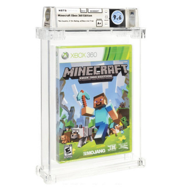 Minecraft Xbox 360 First Edition 2 Day Gold Trial Graded WATA 9.4 A+