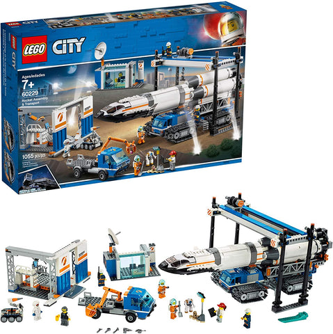 60229 LEGO® City Space Port Rocket Assembly & Transport
