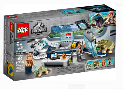 75939 75939 LEGO® Jurassic World Dr. Wu's Lab: Baby Dinosaurs Breakout ...