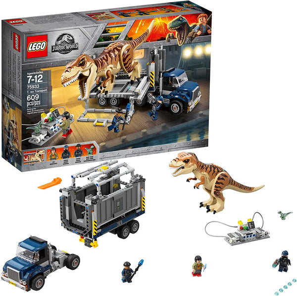 プルバック ミニカー【くるまいろいろ】 10台セット！ LEGO_75933_Jurassic_World_T.
